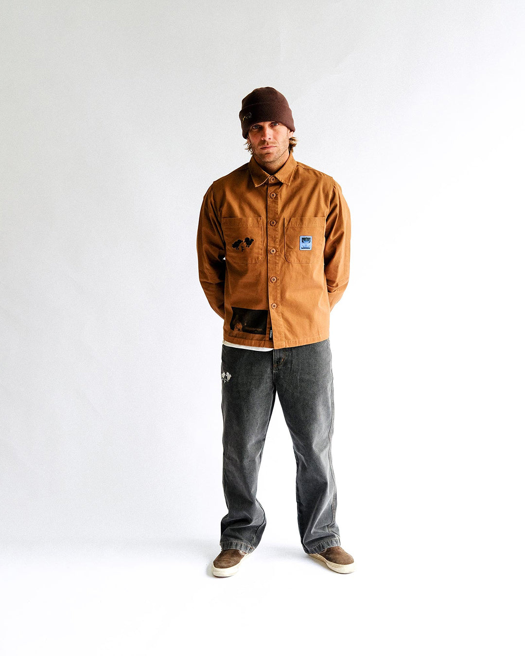 DXD Reynolds Overshirt - Brown - Former