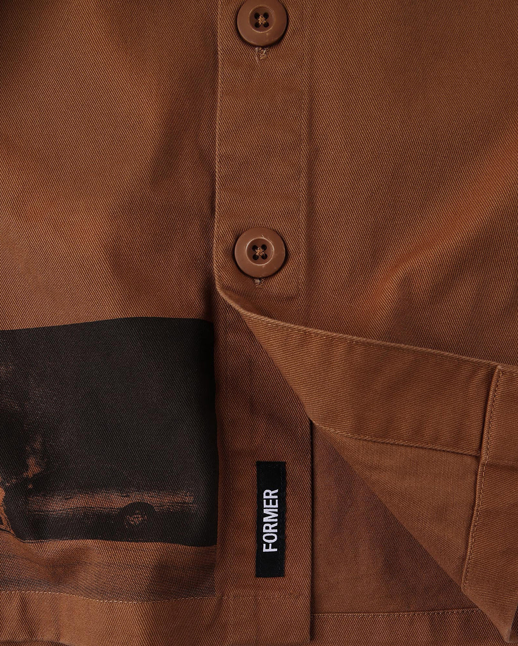 DXD Reynolds Overshirt - Brown - Former