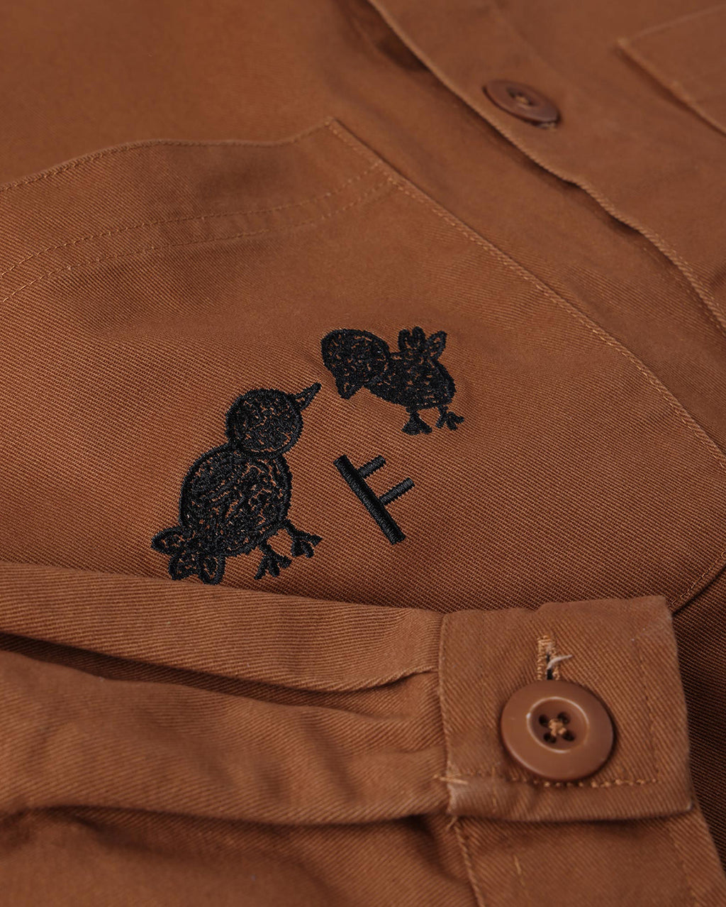 DXD Reynolds Overshirt - Brown - Former