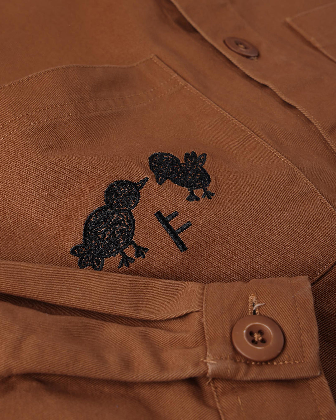 DXD Reynolds Overshirt - Brown - Former