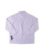 DXD Reynolds Stripe Long Sleeve Shirt - Grey