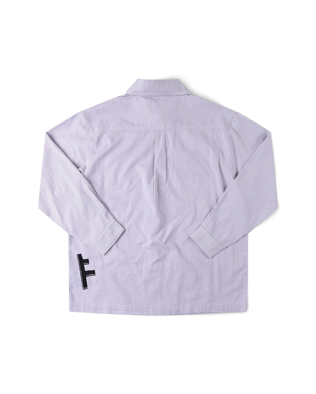 DXD Reynolds Stripe Long Sleeve Shirt - Grey