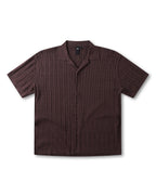 Marilyn Cable Knit Shirt - Chocolate