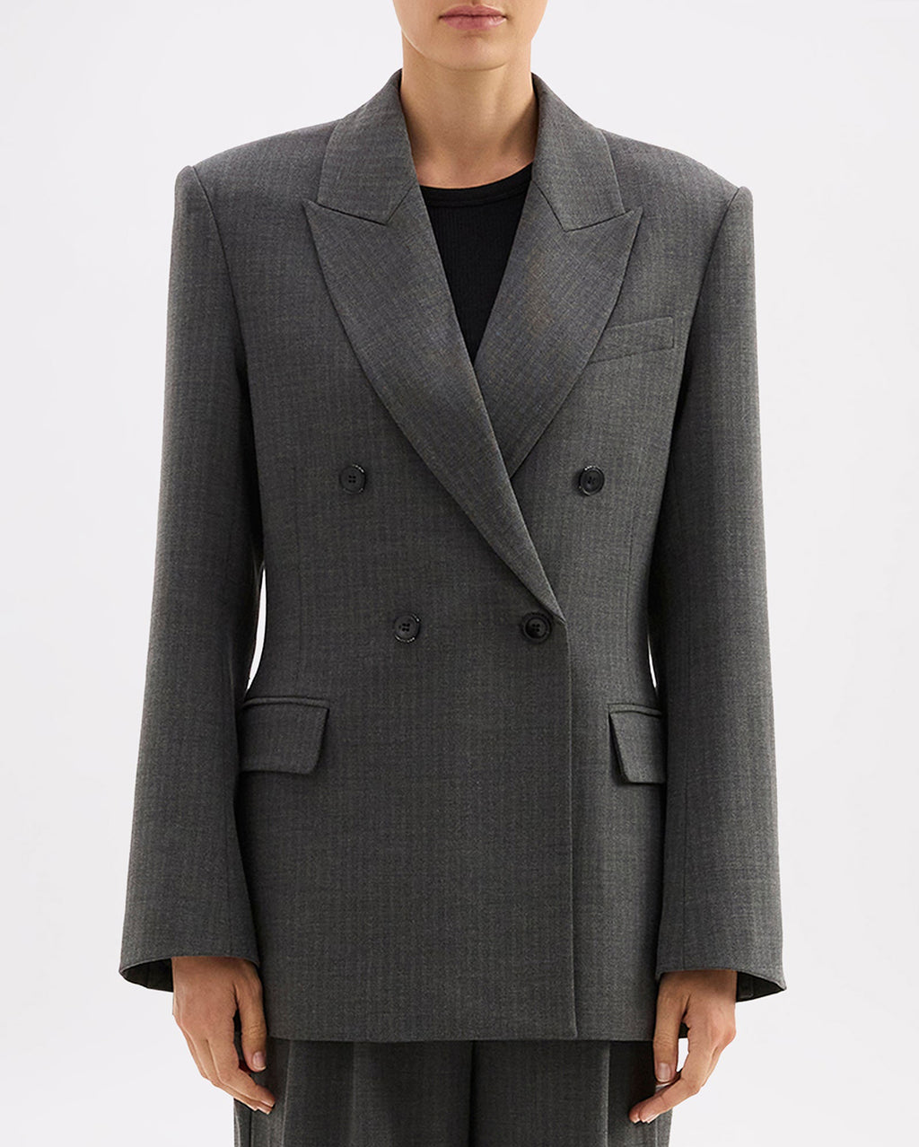 Fosca Blazer - Charcoal - Nude Lucy