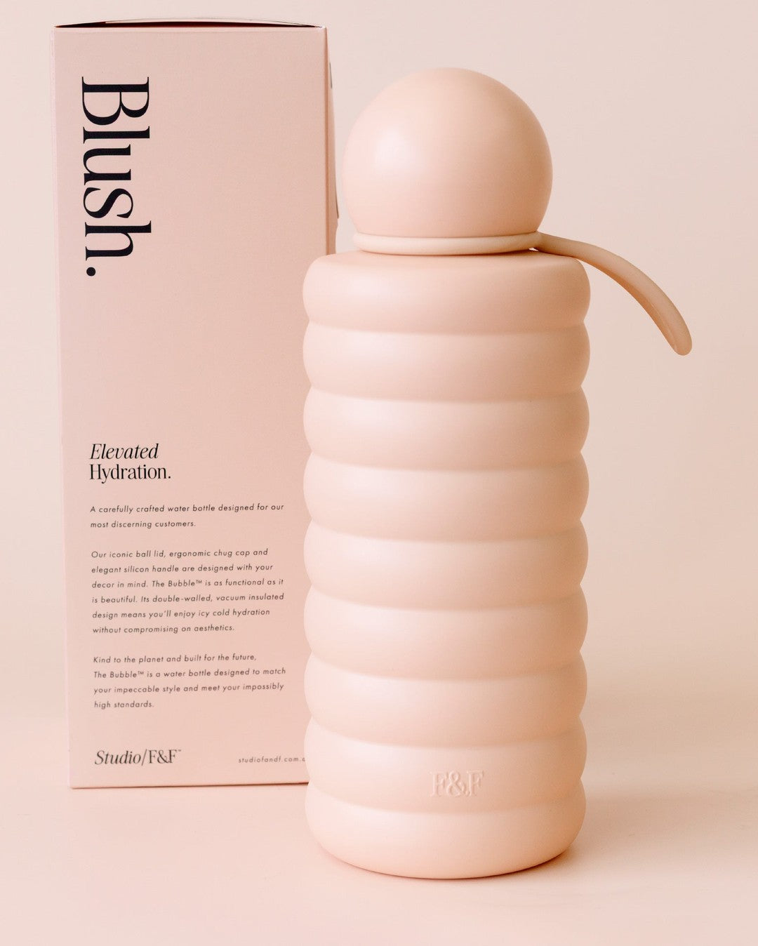 The Bubble Bottle 700ml - Blush - Fox & Fallow