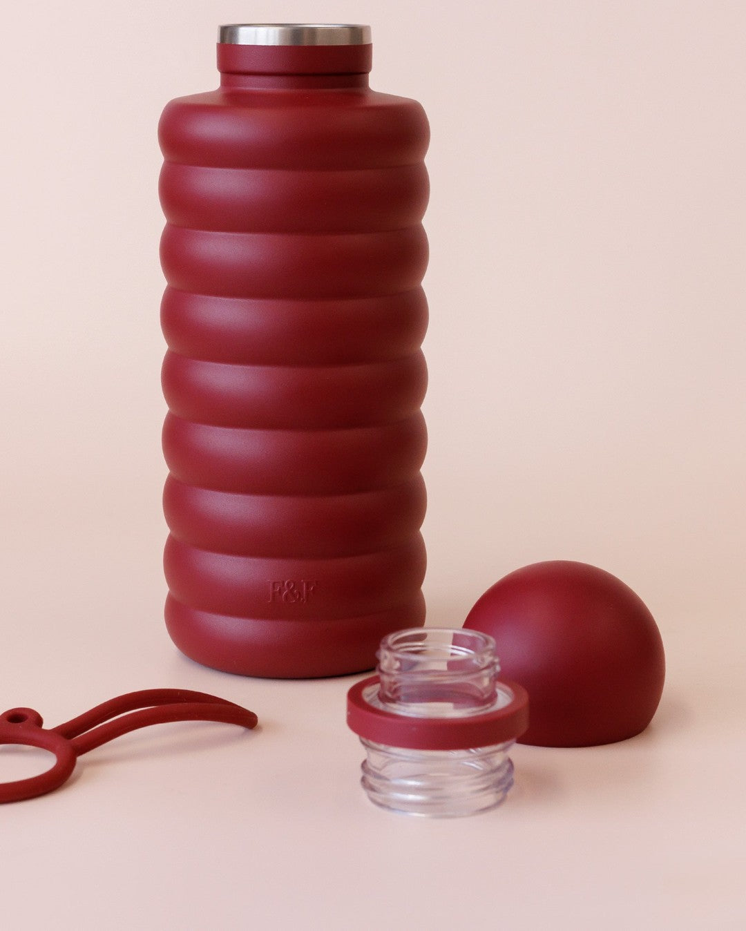 The Bubble Bottle 700ml - Cherry - Fox & Fallow