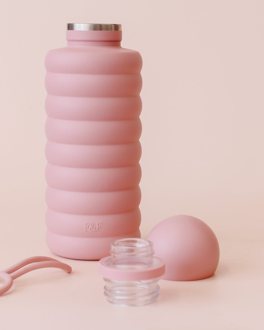 The Bubble Bottle 700ml - Dusty Rose - Fox & Fallow