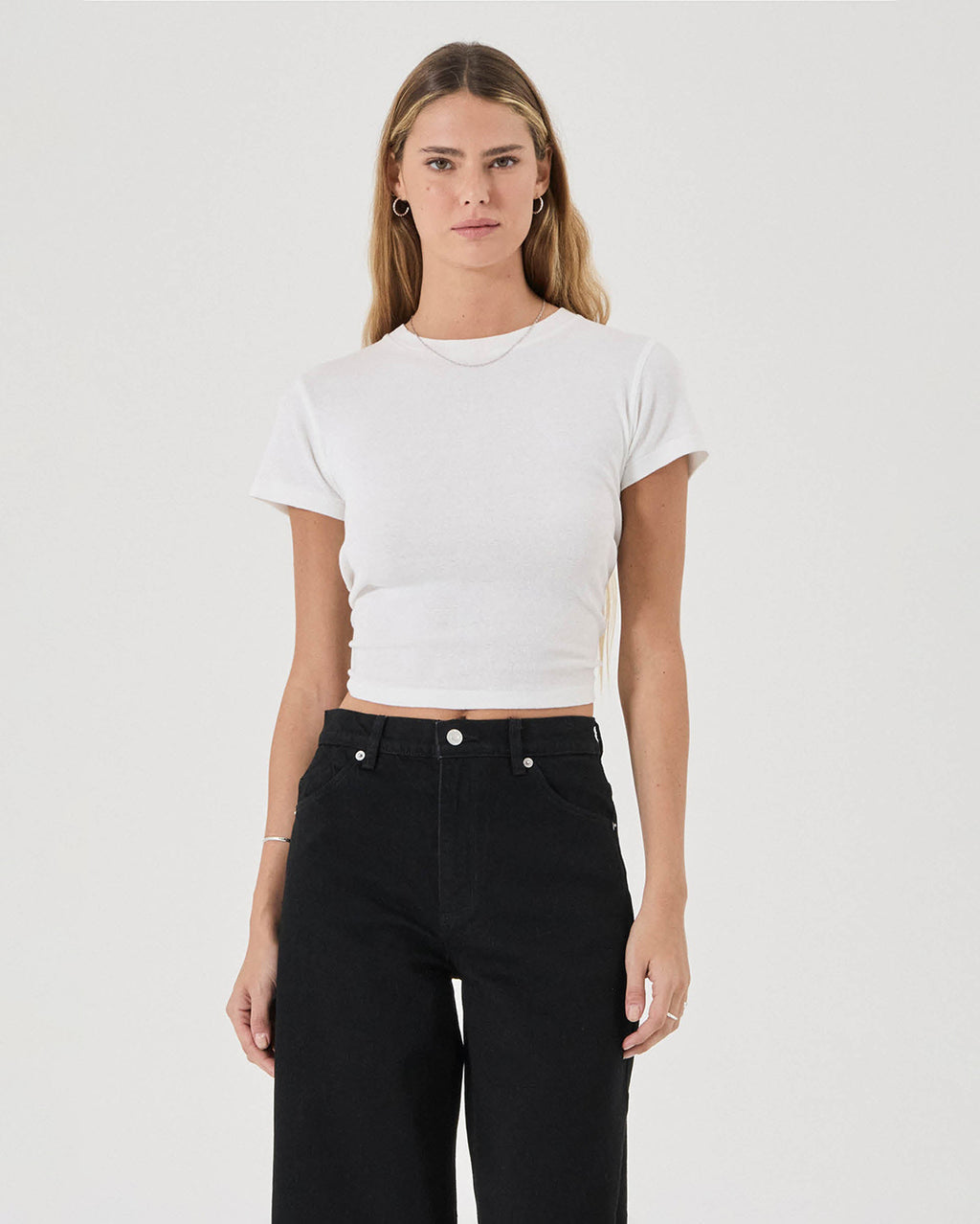 Gigi Barrel Denim Jeans - Jet Black - Rollas