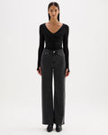 Gigi Mesh Top - Black - Nude Lucy