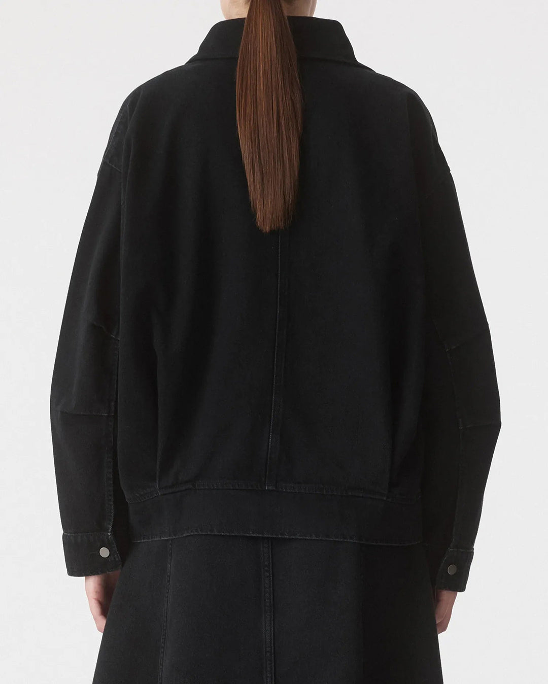 Gina Oversized Bomber Jacket - Shadow - Nobody Denim