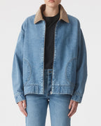 Gina Oversized Bomber Jacket - Tonal - Nobody Denim
