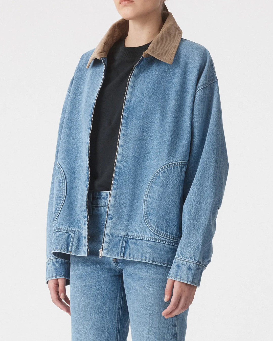 Gina Oversized Bomber Jacket - Tonal - Nobody Denim