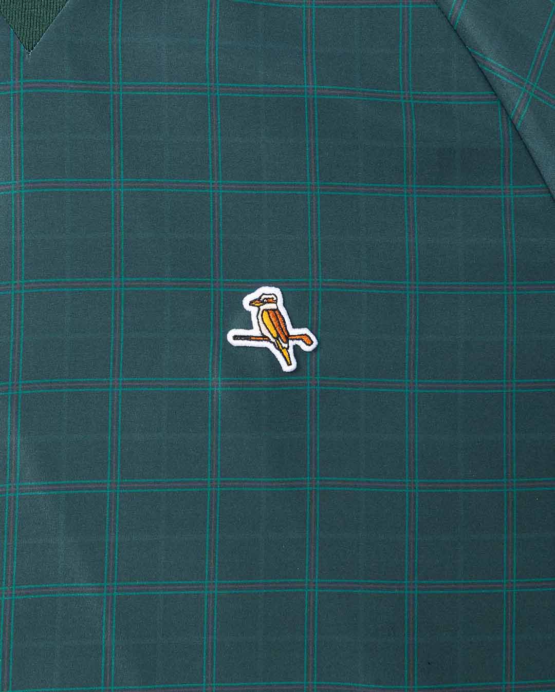 Gold Label Checkered Pullover - Forest - Walker Golf Things
