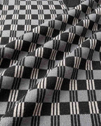 Gold Label Flint Jacquard Polo - Black - Walker Golf Things