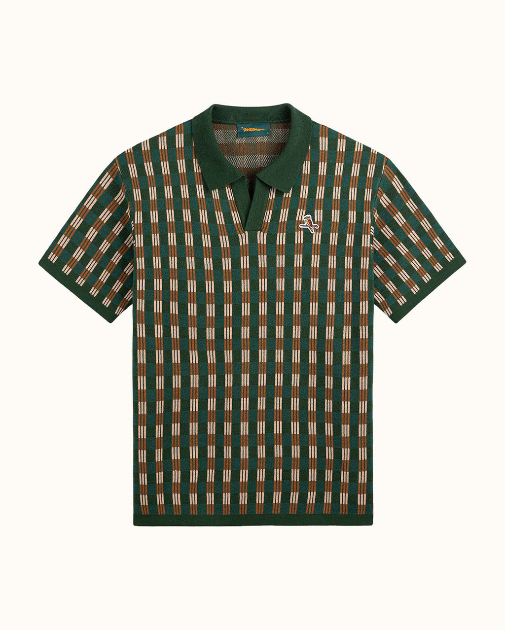 Gold Label Flint Jacquard Polo - Cyprus - Walker Golf Things
