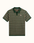 Gold Label Flint Jacquard Polo - Cyprus - Walker Golf Things