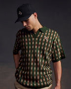 Gold Label Flint Jacquard Polo - Cyprus - Walker Golf Things