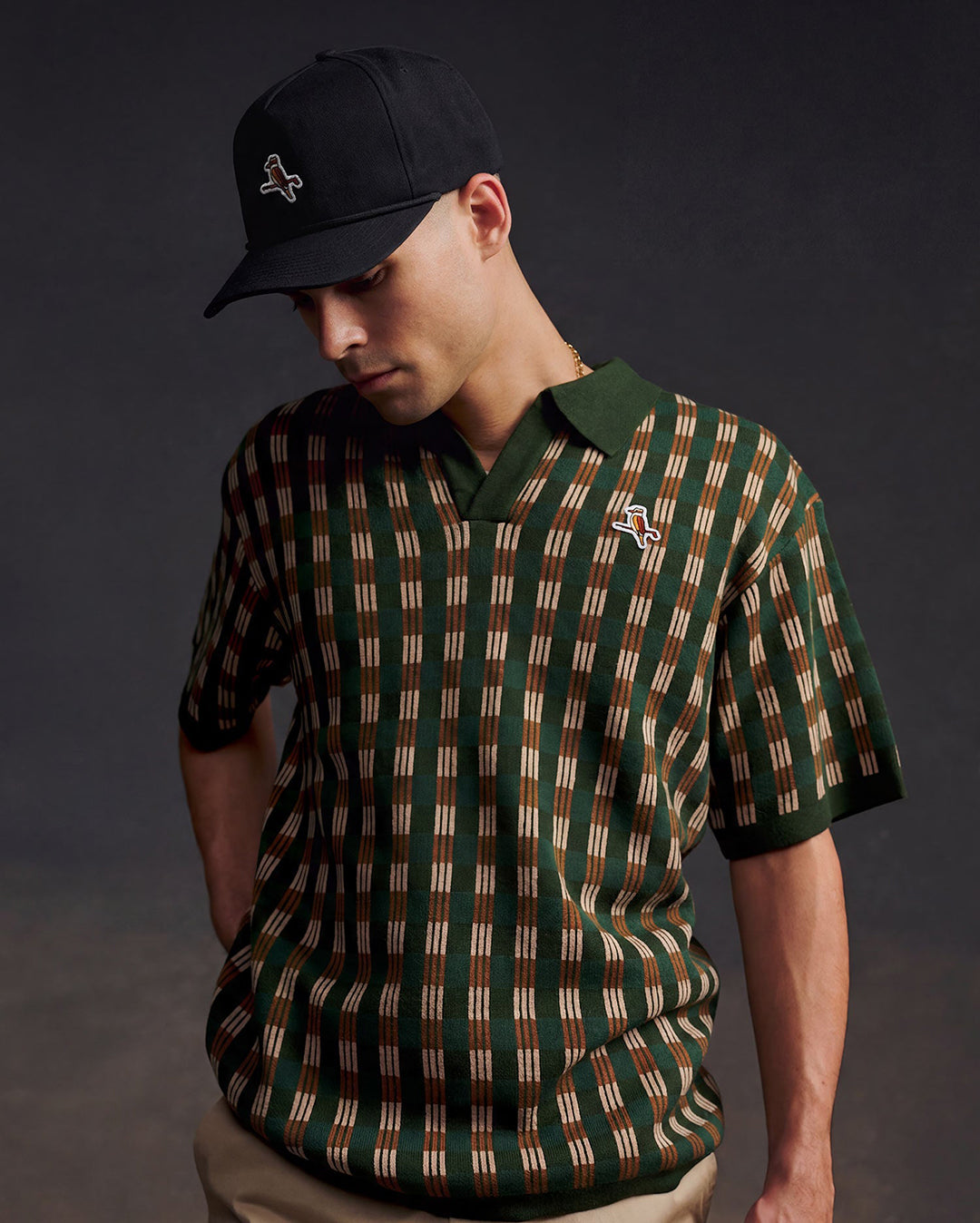 Gold Label Flint Jacquard Polo - Cyprus - Walker Golf Things