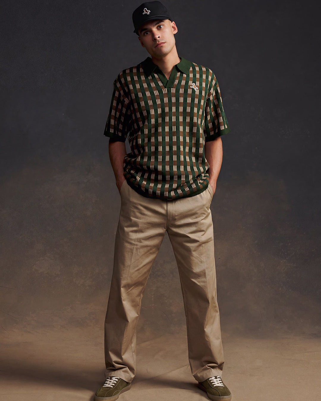 Gold Label Flint Jacquard Polo - Cyprus - Walker Golf Things