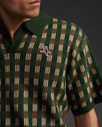 Gold Label Flint Jacquard Polo - Cyprus - Walker Golf Things