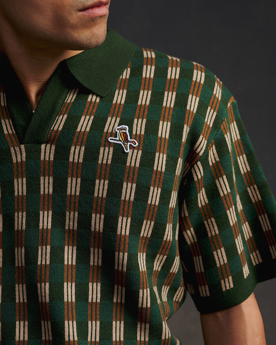 Gold Label Flint Jacquard Polo - Cyprus - Walker Golf Things
