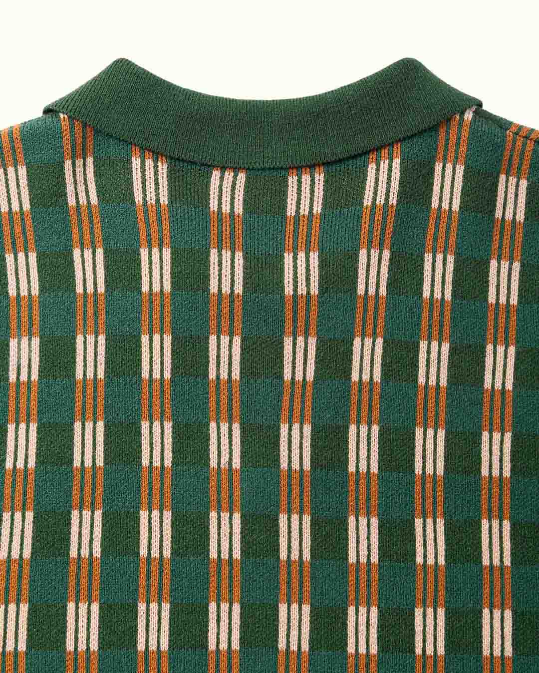 Gold Label Flint Jacquard Polo - Cyprus - Walker Golf Things
