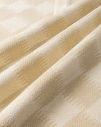 Gold Label Turncheck LS Polo - Ivory - Walker Golf Things
