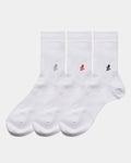Basic Crew Socks - White - Gramicci