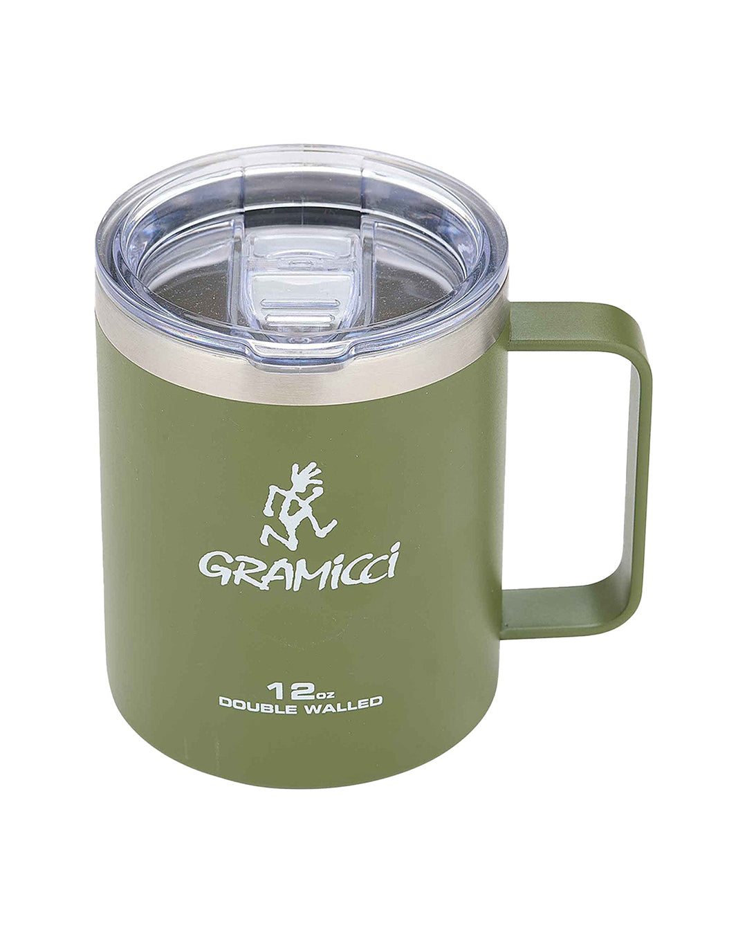 Double Walled Stainless Steel Mug - Olive - Gramicci