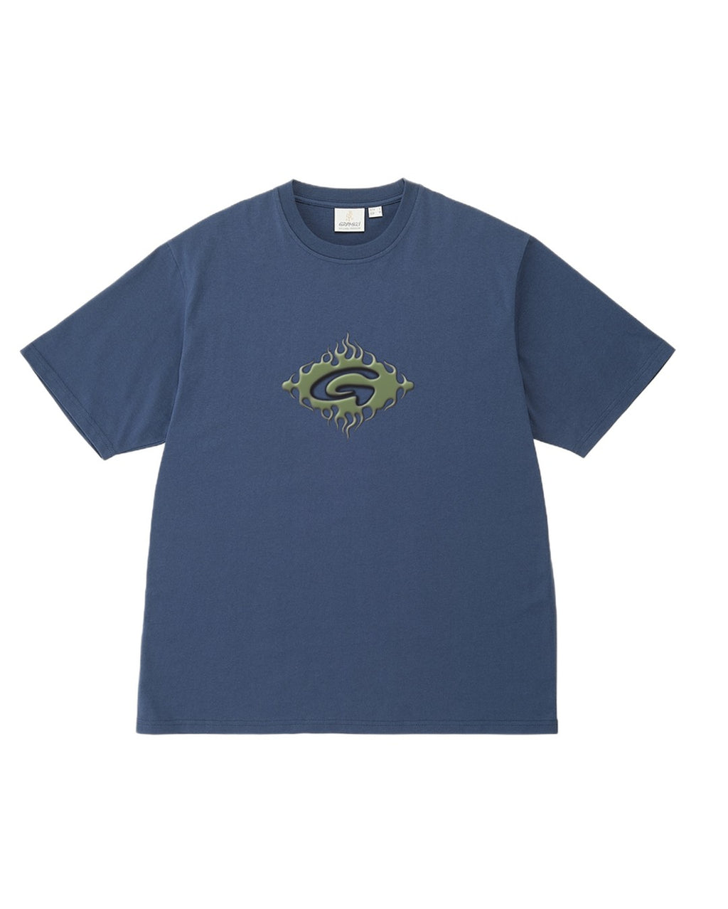 Flames Tee - Navy - Gramicci