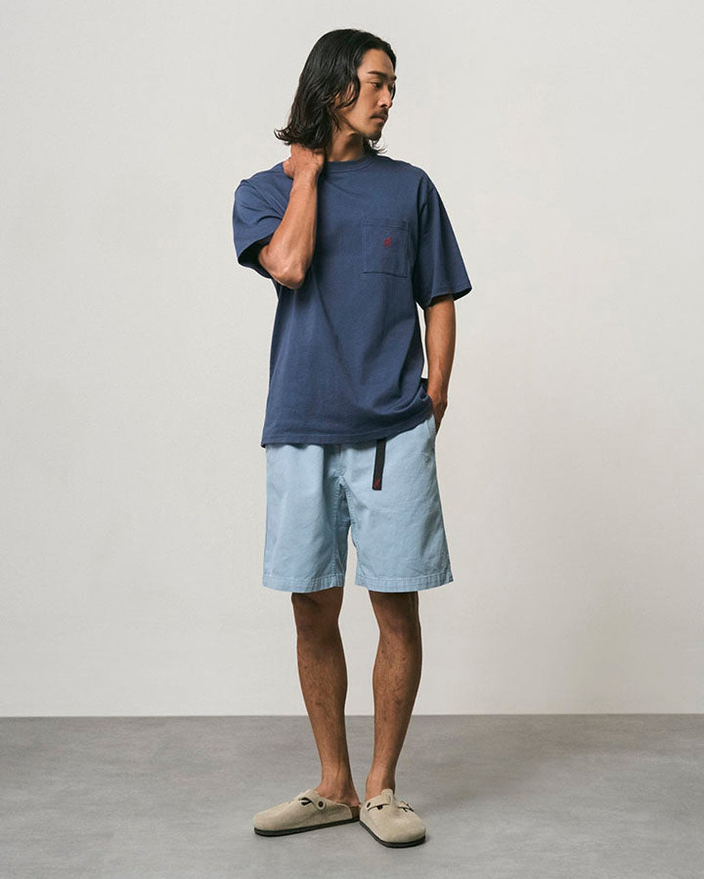 G-Short Shorts - Dusty Blue Pigment - Gramicci