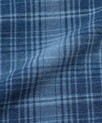 Lagoon Denim Plaid Shorts - Indigo Checkered Plaid - Gramicci