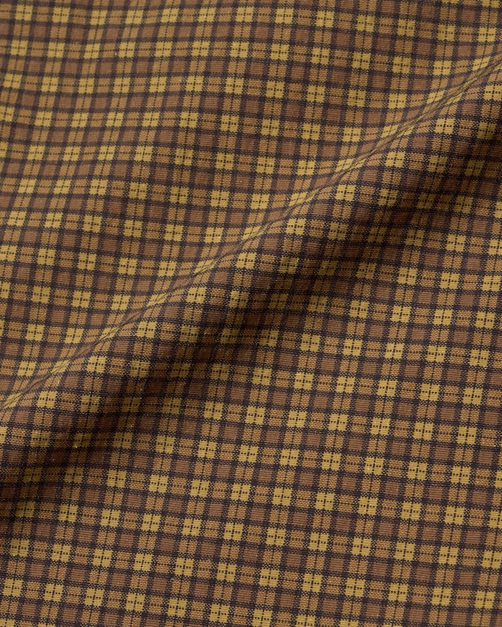 Mini Check Nylon Pant - Brown Check 8