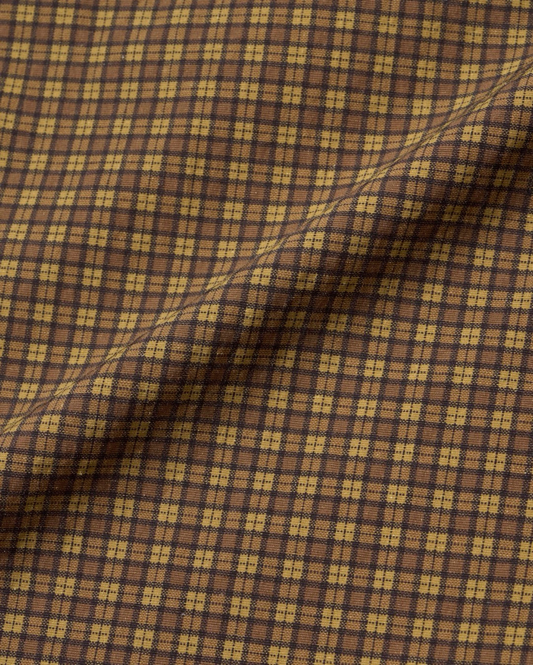 Mini Check Nylon Pant - Brown Check 8