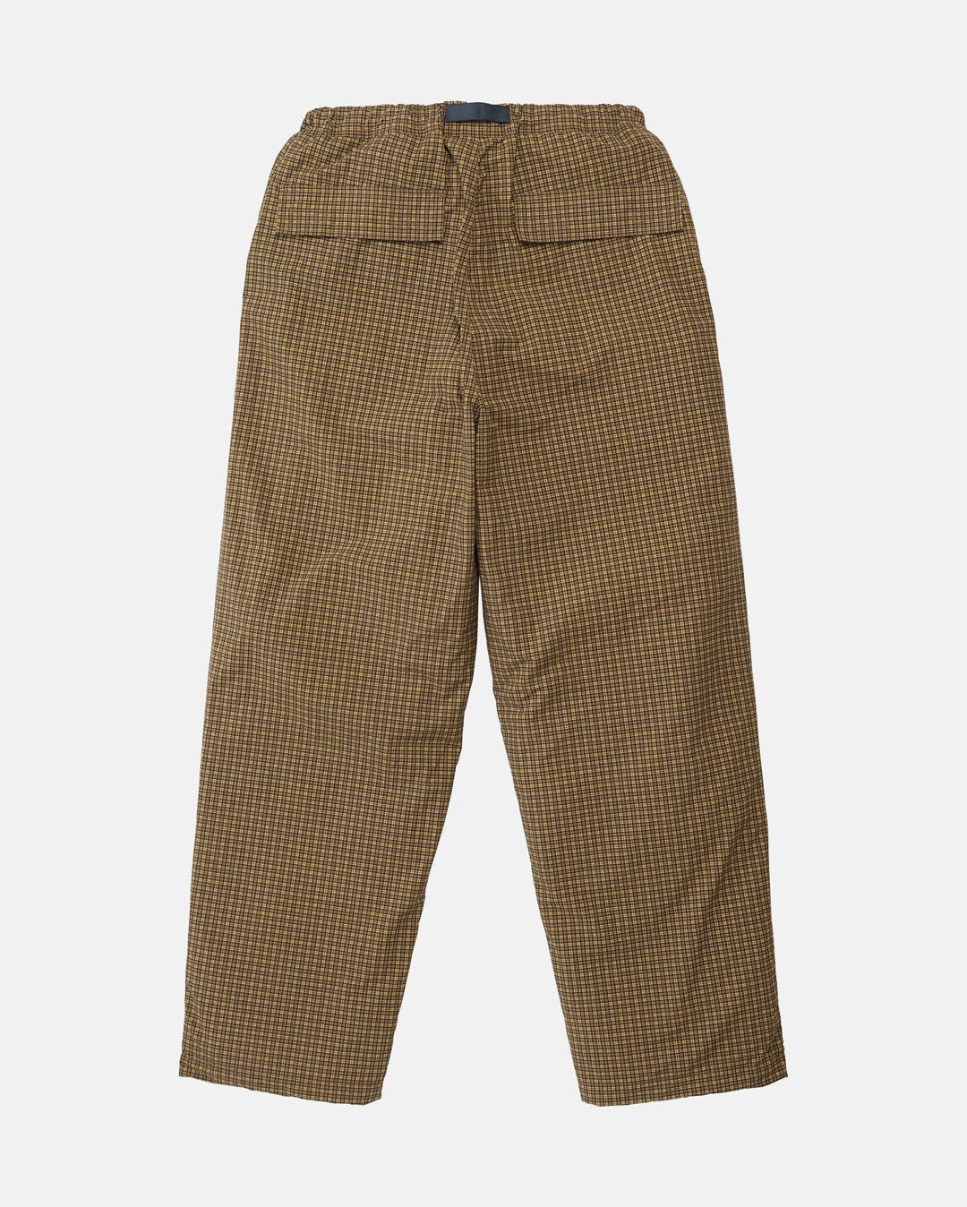 Gramicci Mini Check Nylon Pant - Brown Check | Wally NZ