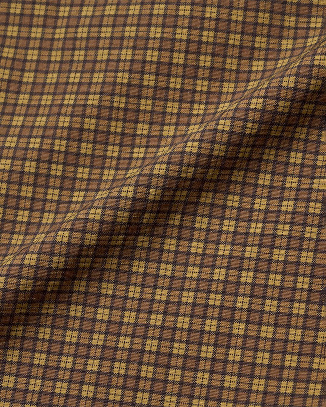 Mini Check Nylon Pant - Brown Check 11