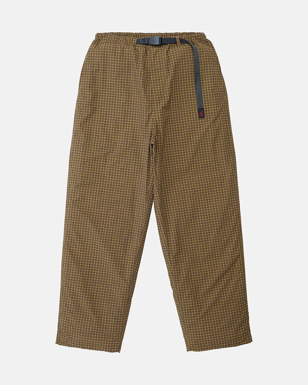 Mini Check Nylon Pant - Brown Check 3