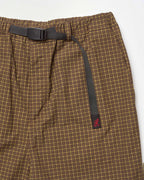 Mini Check Nylon Pant - Brown Check 7