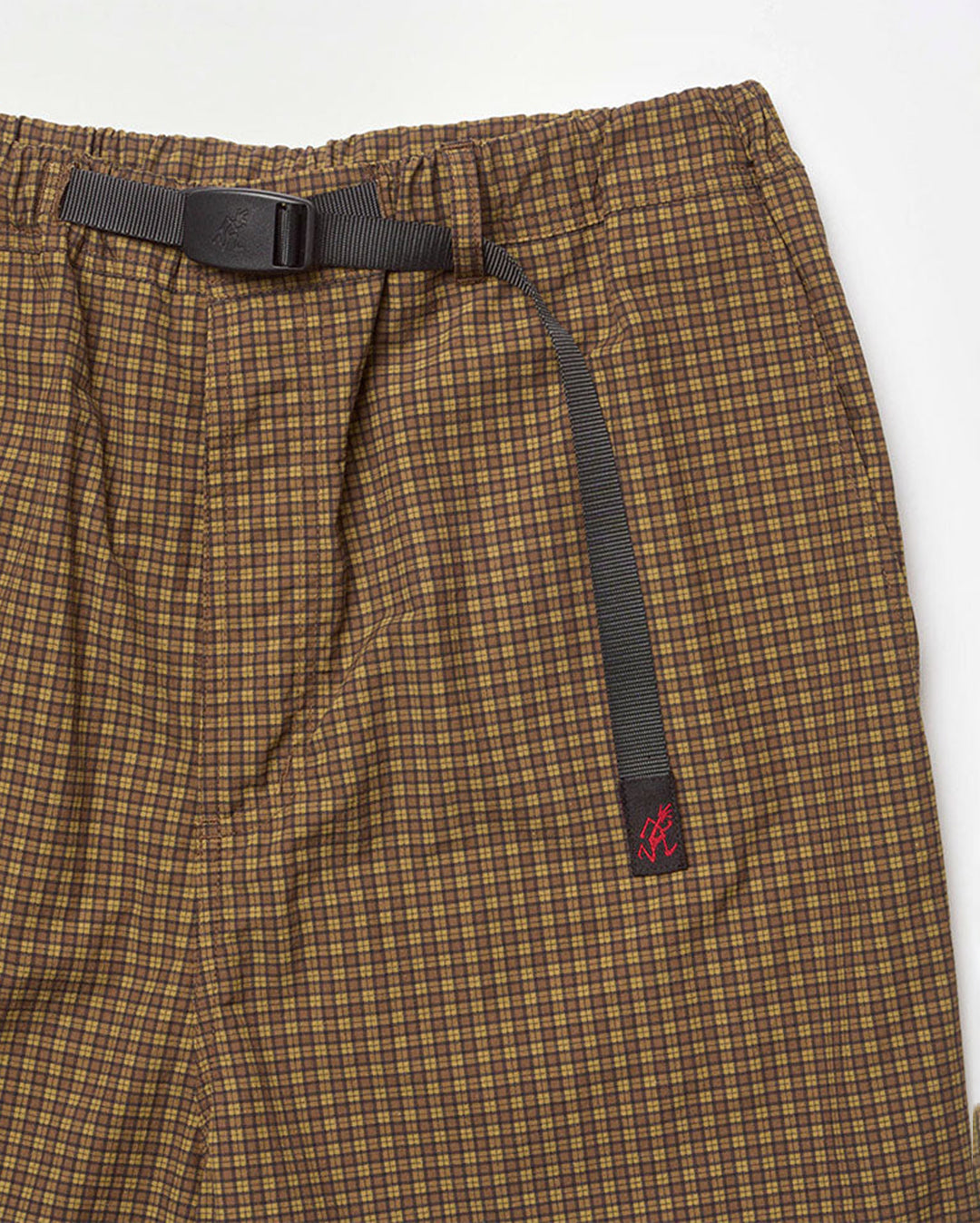 Mini Check Nylon Pant - Brown Check 7