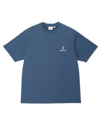 One Point Logo Tee - Dusky Blue - Gramicci