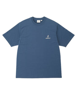 One Point Logo Tee - Dusky Blue - Gramicci