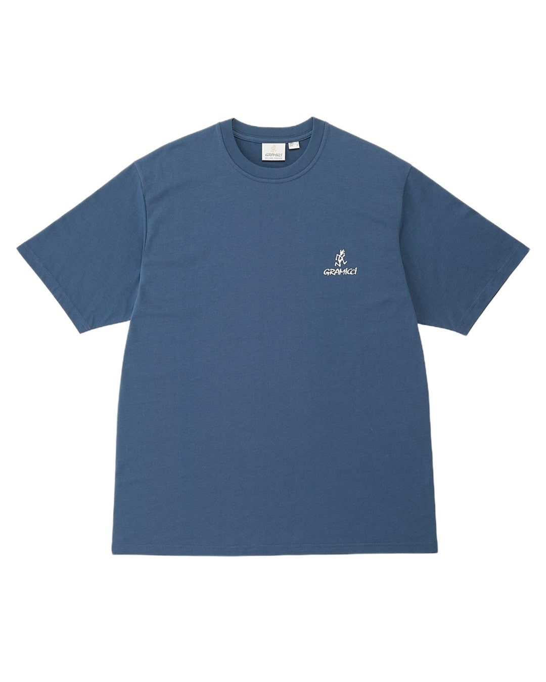 One Point Logo Tee - Dusky Blue - Gramicci