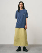One Point Logo Tee - Dusky Blue - Gramicci