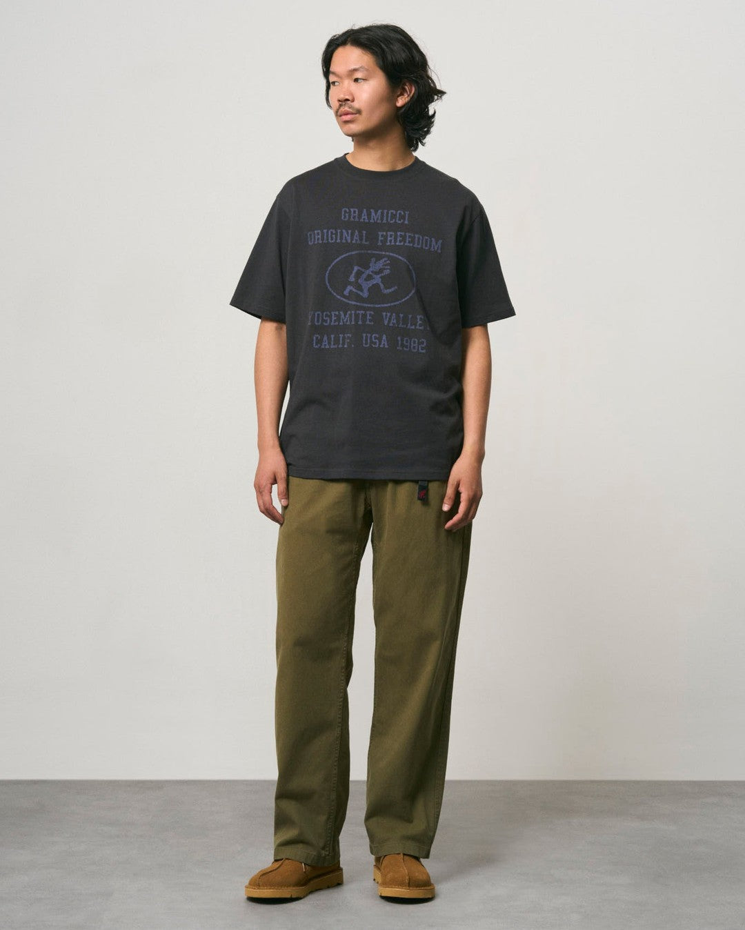 Yosemite Valley Tee - Vintage Black - Gramicci