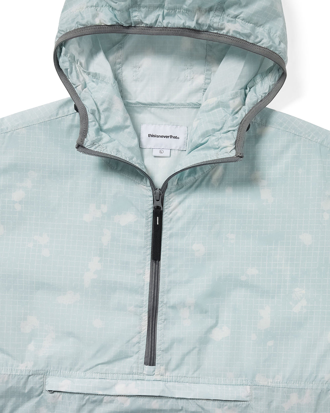 Grid Nylon Anorak - Mint - thisisneverthat