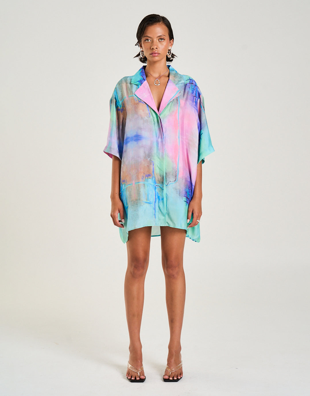Luka Shirt Dress - H20