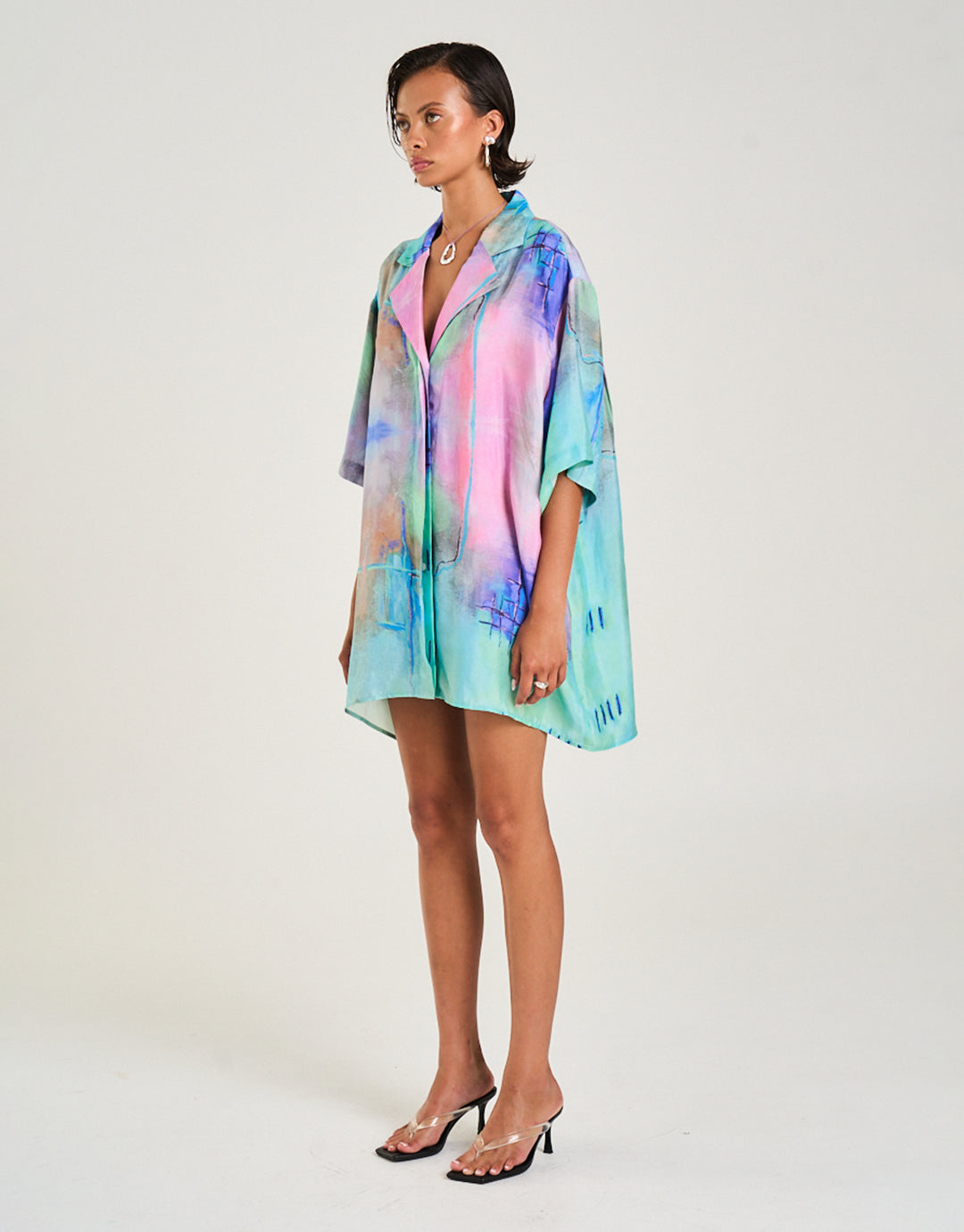 Luka Shirt Dress - H20