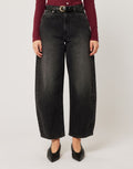 Gigi Barrel Denim Jeans by Rollas