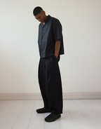 Hakama Pleated Pants - Black by Checks Downtown - view 4