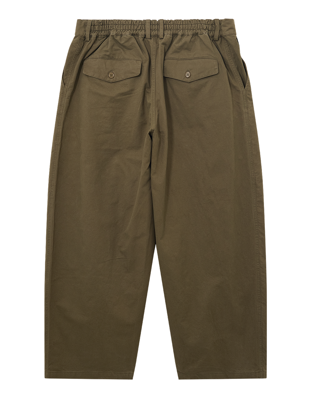 Checks Downtown Hakama Pleated Pants - Olive | Wally NZ